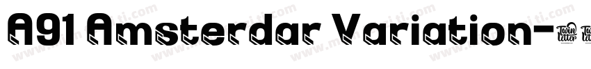 A91 Amsterdar Variation字体转换